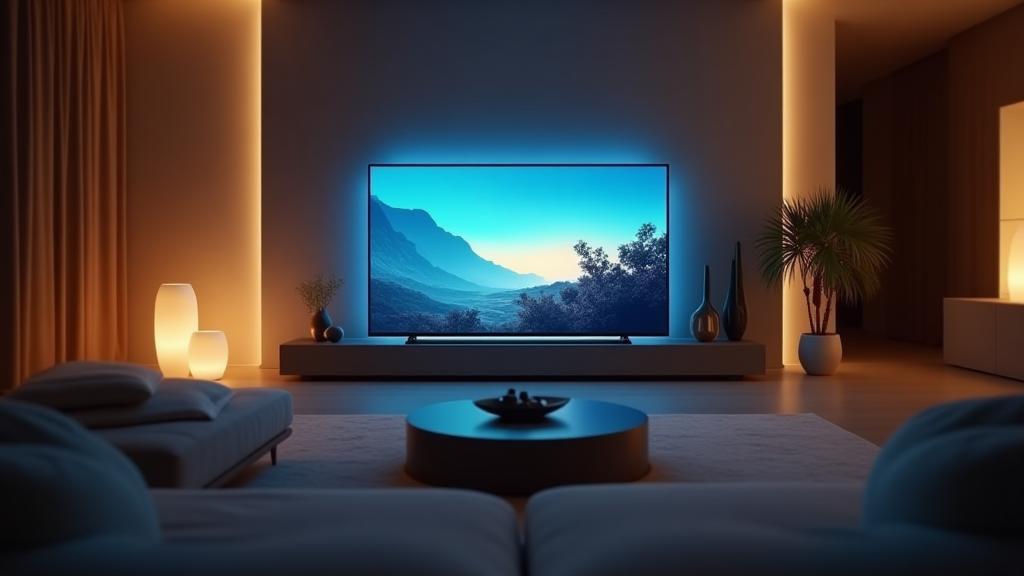 Sleek India Smart TV in a modern living room